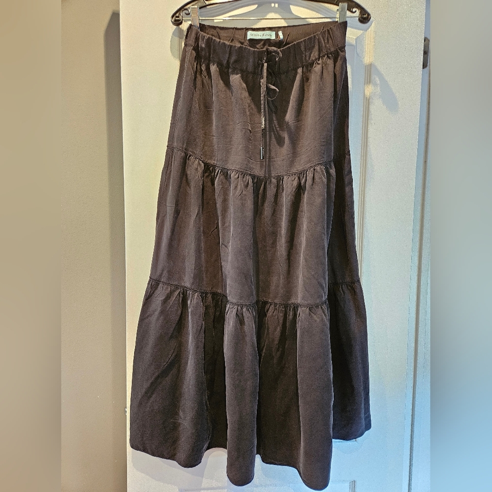 Guess by Marciano Charcoal Maxi Skirt
